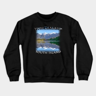 New Zealand - South Island, Lake Matherson Crewneck Sweatshirt